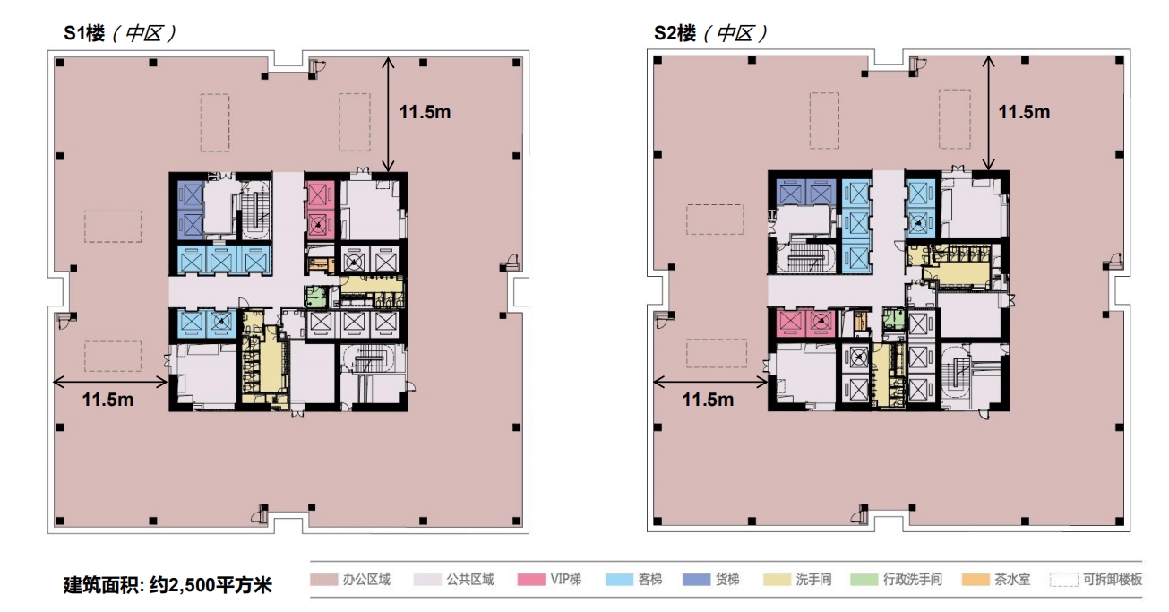外灘金融中心平麵圖